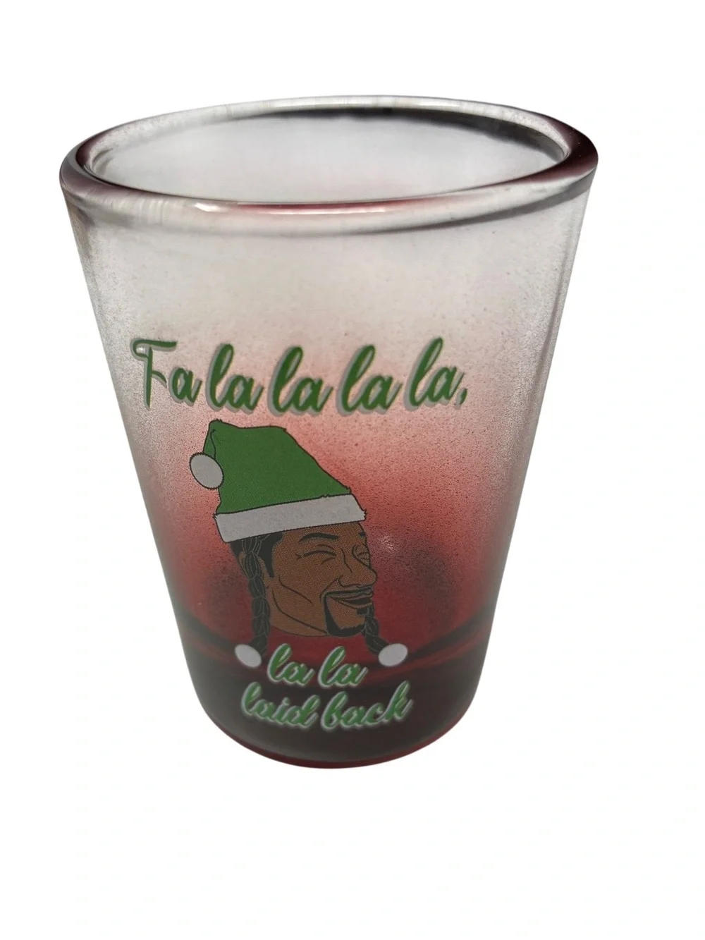 Snoop Dogg Snoop on the Stoop Set Of Four Christmas Shot Glasses 1.8 FL OZ